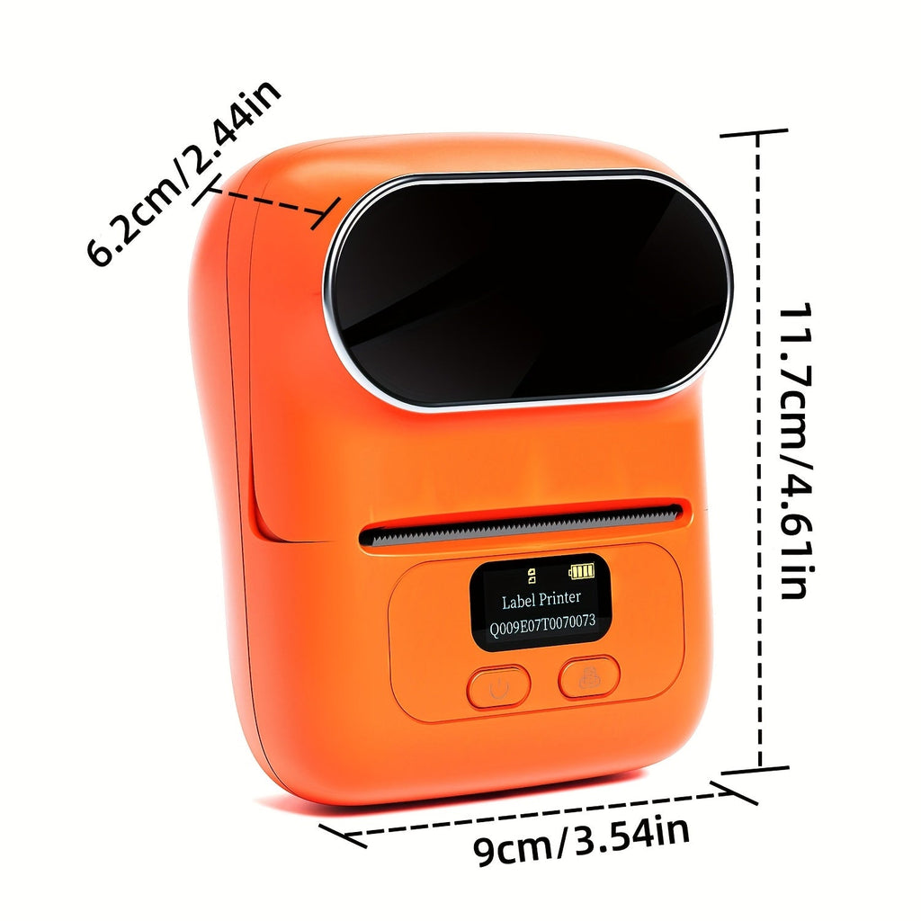 Label Makers - Barcode Label Printer Wireless Portable Thermal Printer For Small Business, Address, Logo, Clothing, Mailing, Sticker Printer For Phones & PC, Black