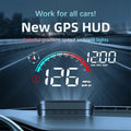 Best Car HUD Head Up Display GPS Universal Digital GPS Speedometer HD LCD Projection