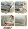 4Pcs Bed Corner Sheet Grippers Straps Heavy Duty Mattress Straps for All Sheet Sizes, Non-Slip Sheet Holders Secure Bed Sheets