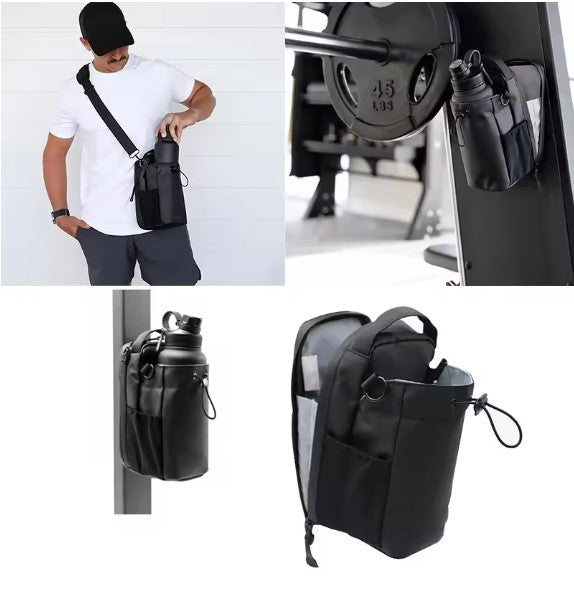 2025 New Magnetic Water Bottle Pouch Bag Gym-specific Water Cup Holder with Strong Magnet for Outdoor Sports Cup Holder Bag