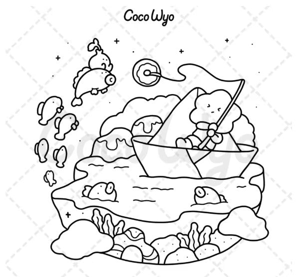 Lala Friends: Coloring Book for Adults and Teens Featuring Dreamy Characters in Imagined Worlds (Cozy & Cute Coloring)