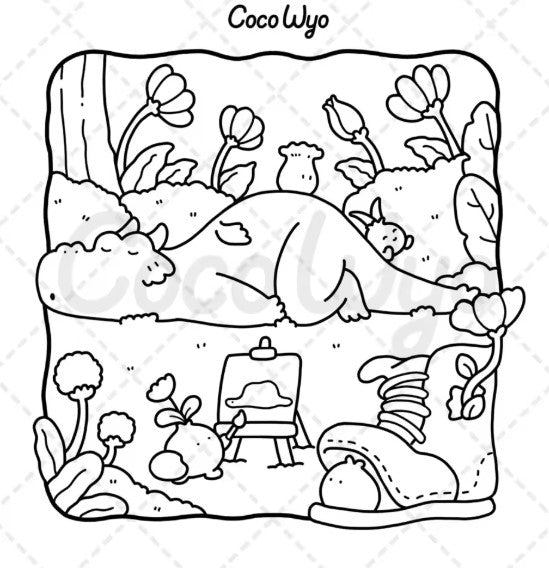 Lala Friends: Coloring Book for Adults and Teens Featuring Dreamy Characters in Imagined Worlds (Cozy & Cute Coloring)