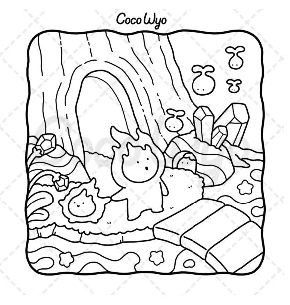 Lala Friends: Coloring Book for Adults and Teens Featuring Dreamy Characters in Imagined Worlds (Cozy & Cute Coloring)