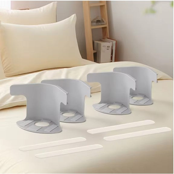 4Pcs Bed Corner Sheet Grippers Straps Heavy Duty Mattress Straps for All Sheet Sizes, Non-Slip Sheet Holders Secure Bed Sheets