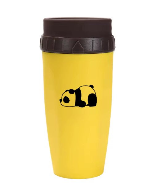 Portable Coffee Cup With Straw，Creative Twist Lid Thermos Cup，Mugs With Straw,Drinking Juice Beverage Coffee Water Cup,BPA Free